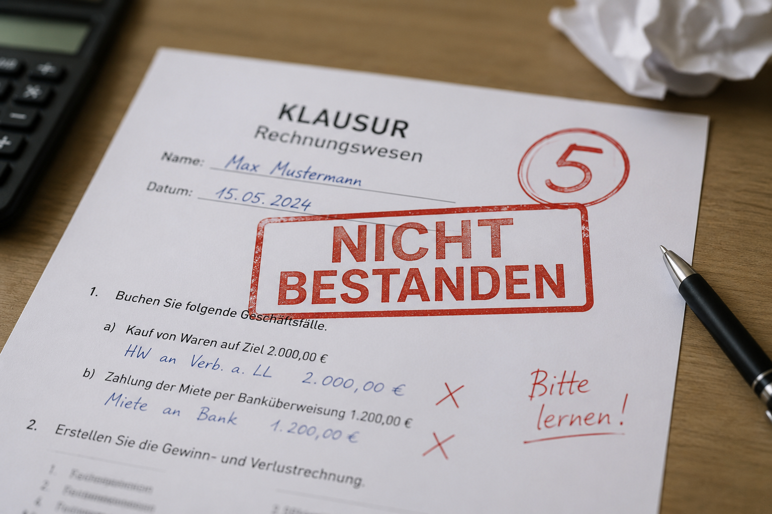 Probleme in der Ausbildung